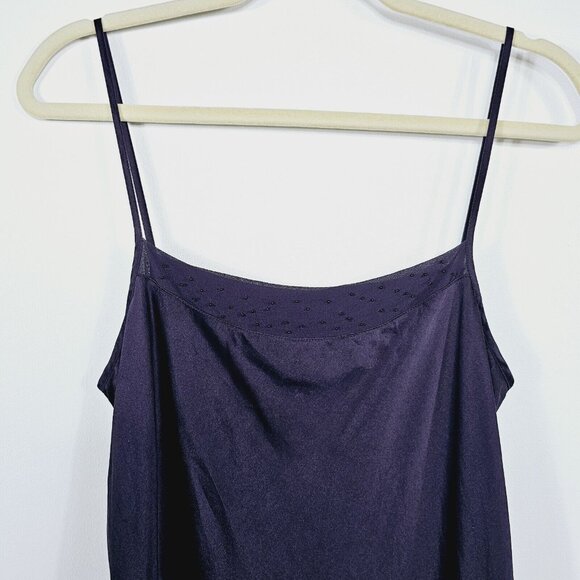 Vtg Y2K Judith Hart Silk Slip Dress M Purple Dark Fairy Goth Whimsigoth Festival - Picture 9 of 13